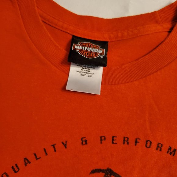 Harley Davidson t shirt short sleeves 100% cotton size 2X. - Picture 8 of 9